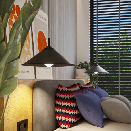 Pendant lamp ZUMA black