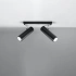 Ceiling lamp DIREZIONE 2 black