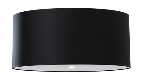 Ceiling lamp OTTO 60 black + 5x LED Bulb E27 3000K Warm 7.5W 620lm