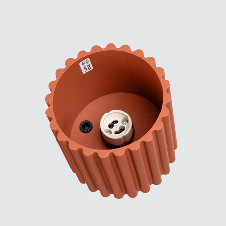 Ceiling lamp AURA 1 red ochra GU10