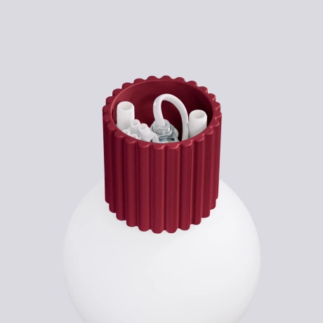 Wall lamp HALO burgundy IP44