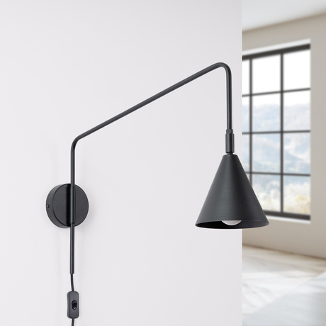 Wall lamp NOX black