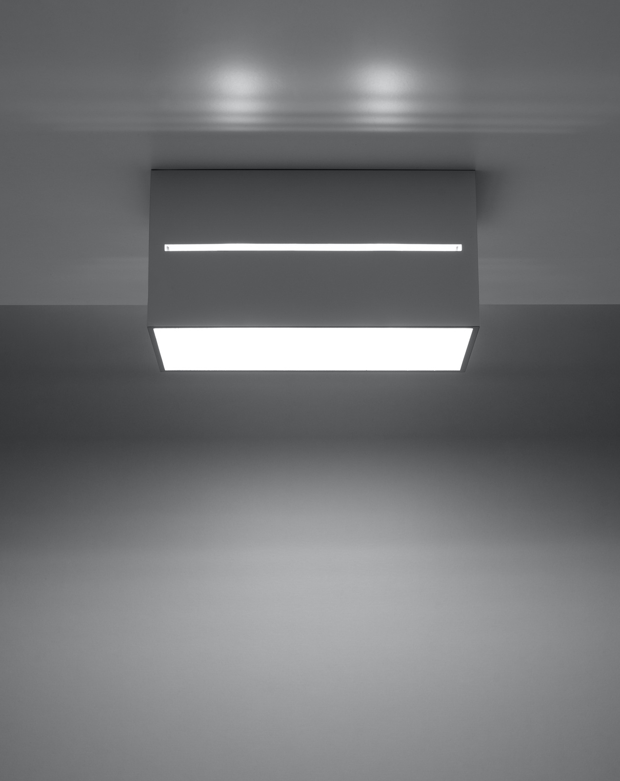 Ceiling lamp LOBO MAXI gray + 2x LED Bulb G9 3000K Warm 4.5W 510lm