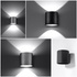Wall lamp ORBIS in gray + 1x LED Bulb G9 4000K Cool White 4.5W 530lm