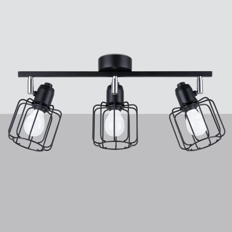 Ceiling lamp BELUCI 3 black