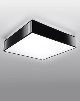 Ceiling lamp HORUS 25 BLACK + 1x LED Bulb E27 3000K Warm 7.5W 620lm