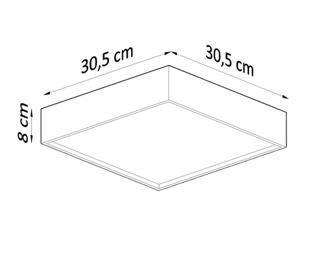 Pendant lamp PASTELO 3P concrete