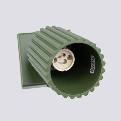 Wall lamp KARBON olive green