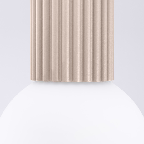 Ceiling lamp HALO taupe IP44