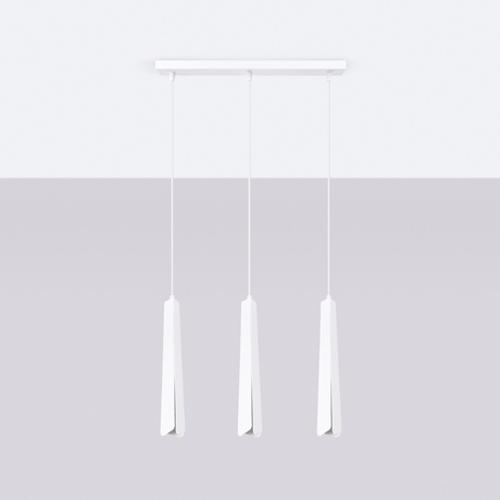 Ceiling lamp PRYSM 3L white + 3x LED Bulb G9 3000K Warm 4.5W 450lm