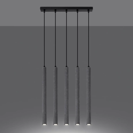 Pendant lamp PASTELO 5L concrete