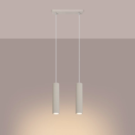 Pendant lamp KARBON 2 beige