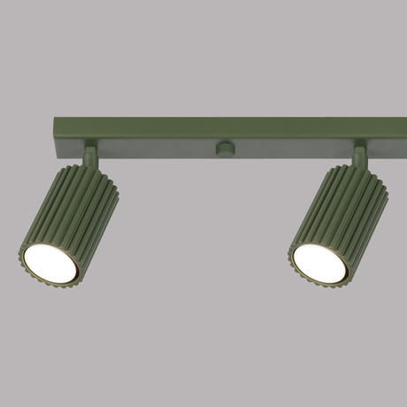 Ceiling lamp KARBON 4L olive green