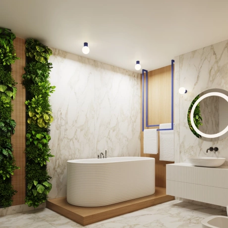 Wall lamp HALO ultramarine IP44