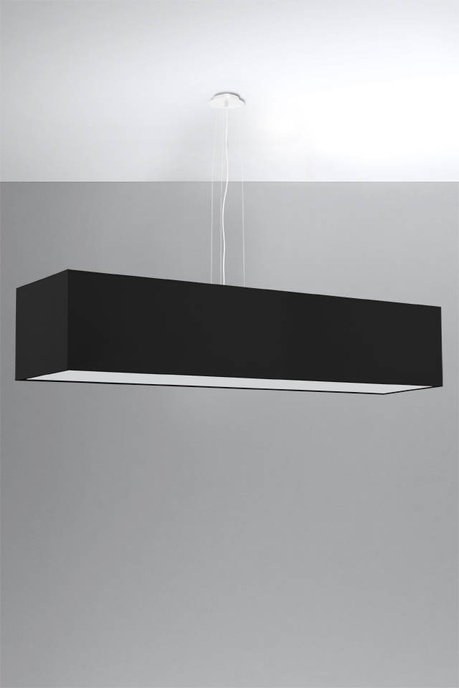 Chandelier SANTA 120 black + 5x LED Bulb E27 4000K Cool White 7.5W 650lm