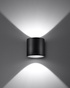 Wall lamp ORBIS black + 1x LED Bulb G9 3000K Warm 4.5W 510lm