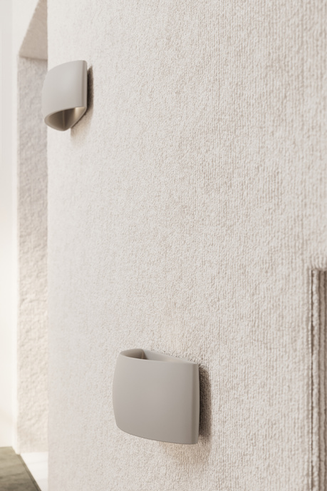 Wall ceramic lamp PONTIUS gray + 1x LED Bulb G9 3000K Warm 4.5W 510lm