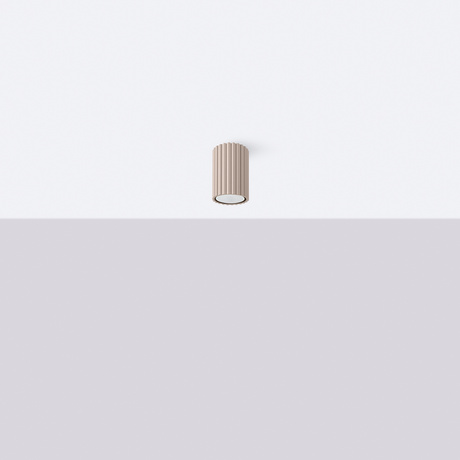 Ceiling lamp KARBON 10 taupe