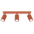 Ceiling lamp KARBON 3L red ochre