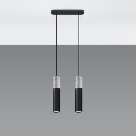 Pendant lamp BORGIO 2 black