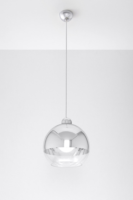 Pendant lamp COSMO 25 chrome + 1x LED Bulb E27 3000K Warm 7.5W 620lm