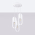 Ceiling lamp NICUS 3P white + 3x LED bulb E27 3000K Warm 7.5W 620lm