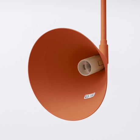 Wall lamp NOX red ochre