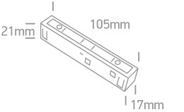 Power cable for magnetic tracks