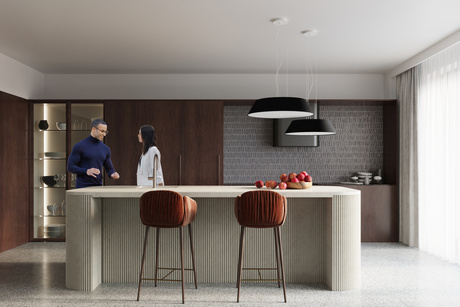 Ceiling lamp VEGA 60 black + 5x LED Bulb E27 3000K Warm 7.5W 620lm