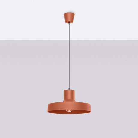Pendant lamp BILO red ochre