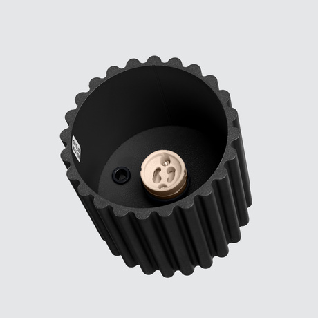 Ceiling lamp AURA 1 black GU10