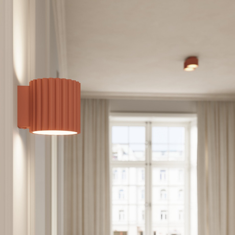 Ceiling lamp AURA 1 peach Gx53