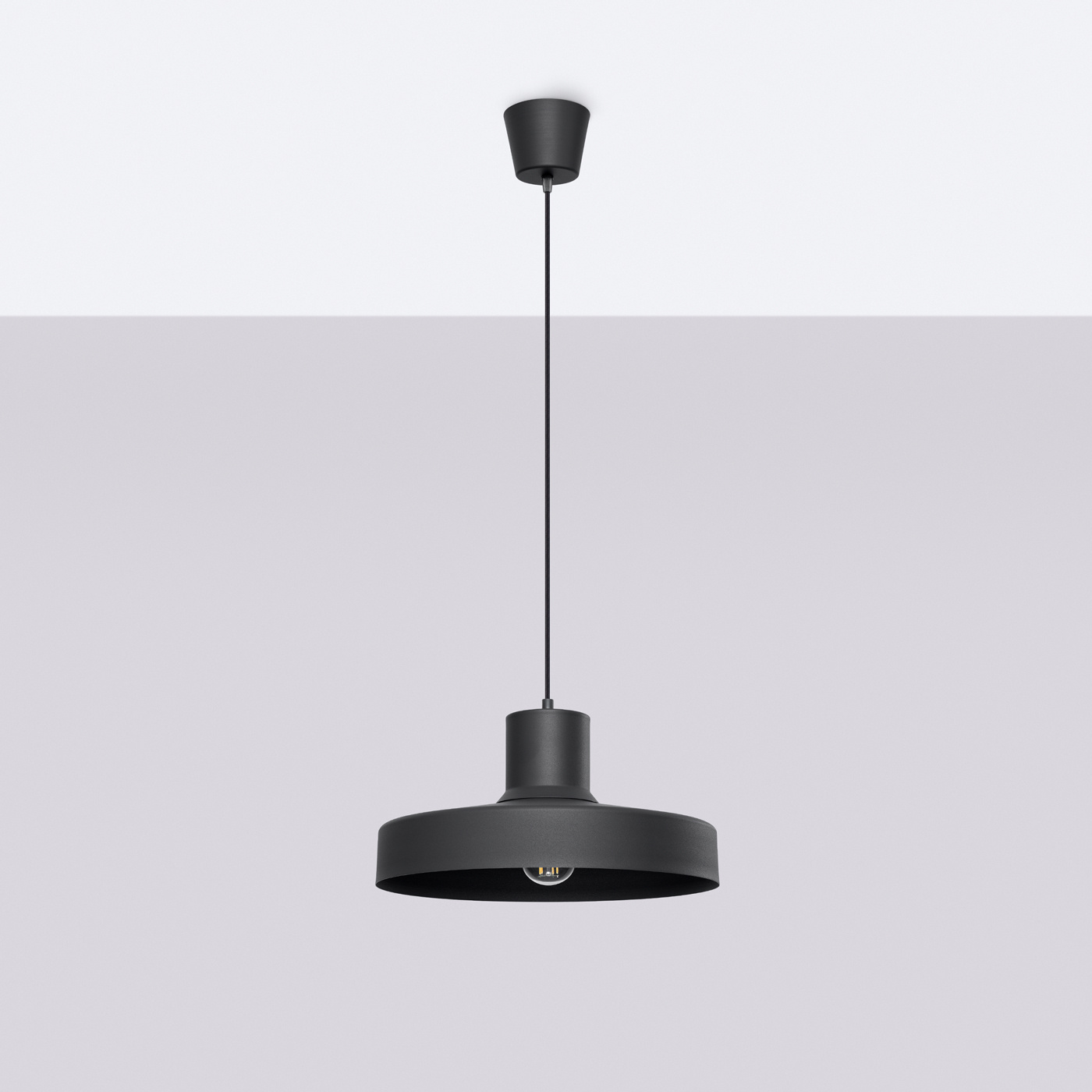 Pendant lamp BILO black
