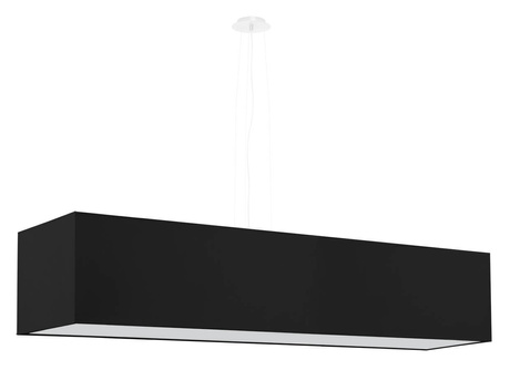 Chandelier SANTA 120 black + 5x LED Bulb E27 4000K Cool White 7.5W 650lm