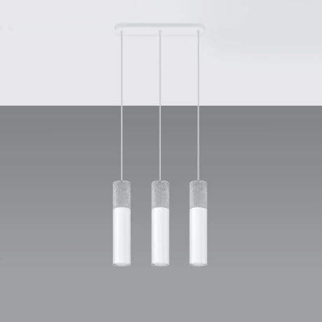 Pendant lamp BORGIO 3L white