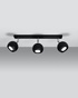 Ceiling lamp OCULARE 3 black + 3x LED Bulb GU-10 4000K Cool White 7W 630lm