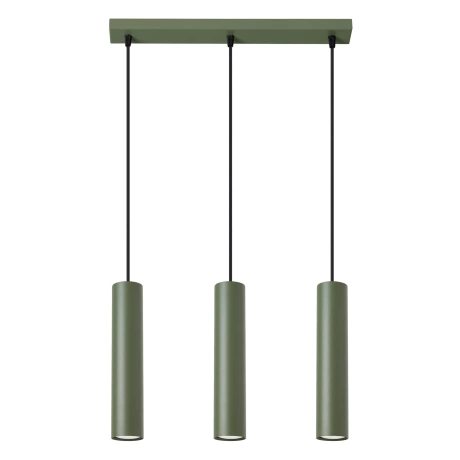 Pendant lamp LAGOS 3L olive green