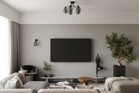 Chandelier FILLAN 5 black + 5x LED Bulb E27 3000K Warm 7.5W 620lm