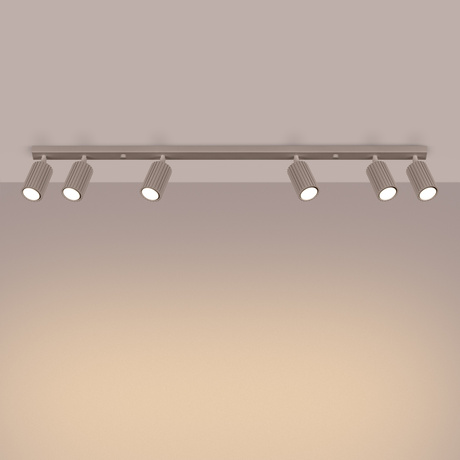 Ceiling lamp KARBON 4 taupe