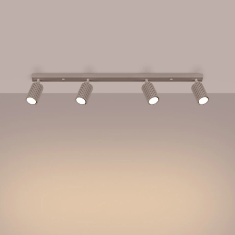 Ceiling lamp KARBON 3P taupe