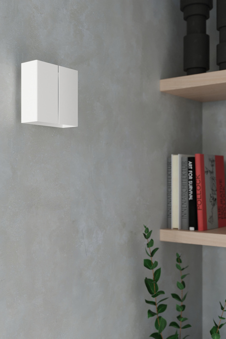 Wall lamp LINEA white + 2x LED Bulb G9 4000K Cool White 4.5W 530lm