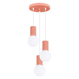 Pendant lamp HALO 3P peach