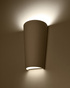Wall ceramic lamp LANA white + 1x LED Bulb E27 4000K Cool White 7.5W 650lm