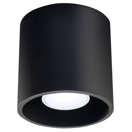 Ceiling lamp ORBIS 1 black + 1x LED Bulb GU-10 4000K Cool White 7W 630lm