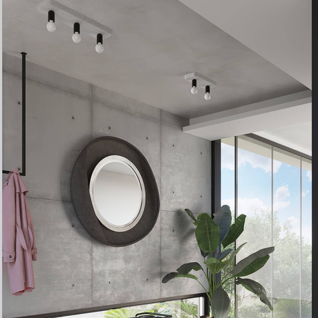 Ceiling lamp TAVO 3 + 3x LED Bulb E27 3000K Warm 7.5W 620lm