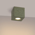 Ceiling lamp QUAD concrete olive green