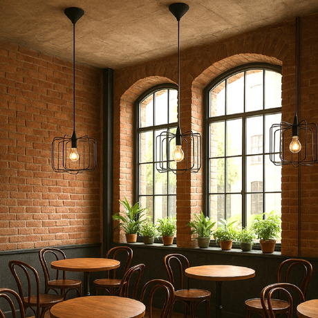 Pendant lamp SKAAR black