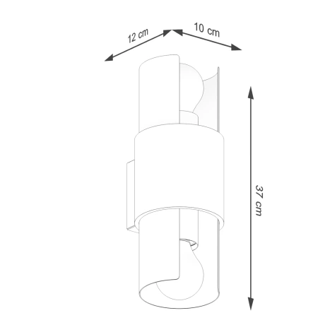 Wall lamp FLASH 2 white