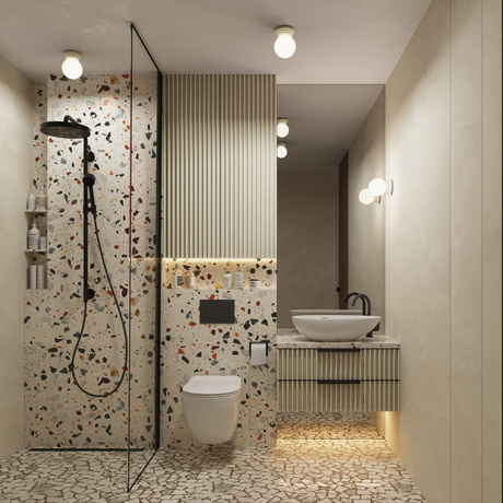 Wall lamp ZORI beige IP44