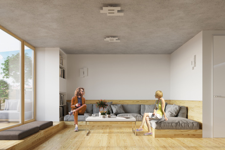 Ceiling lamp FABIANO + 3x LED Bulb E27 4000K Cool White 7.5W 650lm